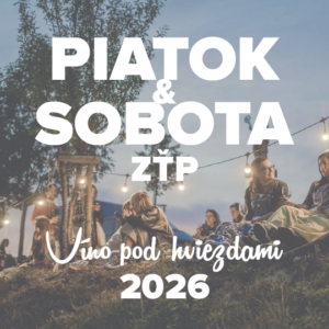 2-dňová vstupenka (31.7-1.8.2026) - Víno pod hviezdami 2026 ZŤP