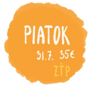 Vstupenka na PIATOK (31.7.2026) - Víno pod hviezdami 2026 ZŤP