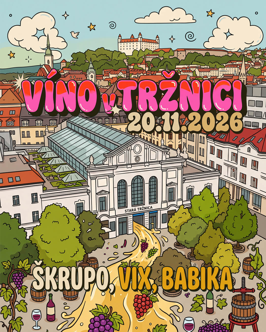 Víno v Tržnici 2026